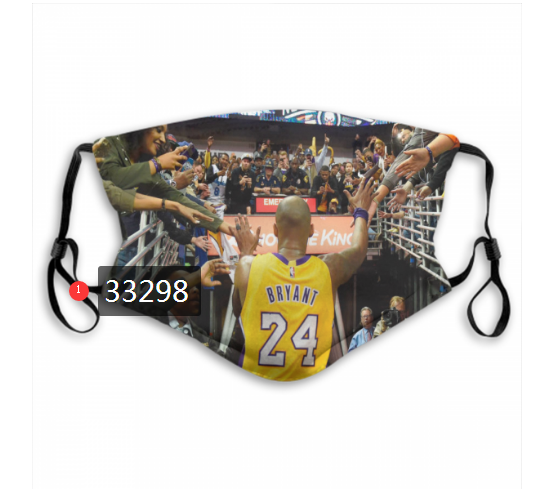 2021 NBA Los Angeles Lakers #24 kobe bryant 33298 Dust mask with filter